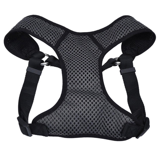 Coastal 3/4" Soft Harness Gray/Black 22"-28"