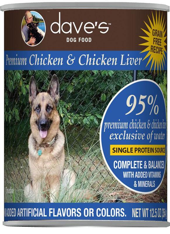 Daves Chicken & Liver 95% 13z
