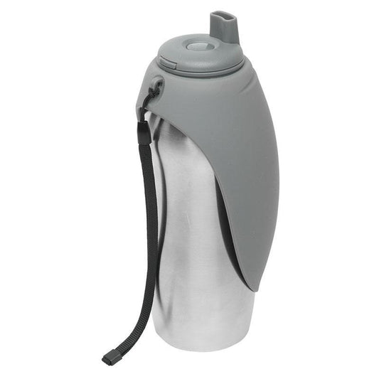 Messy Mutts Travel Bottle Gray 24z
