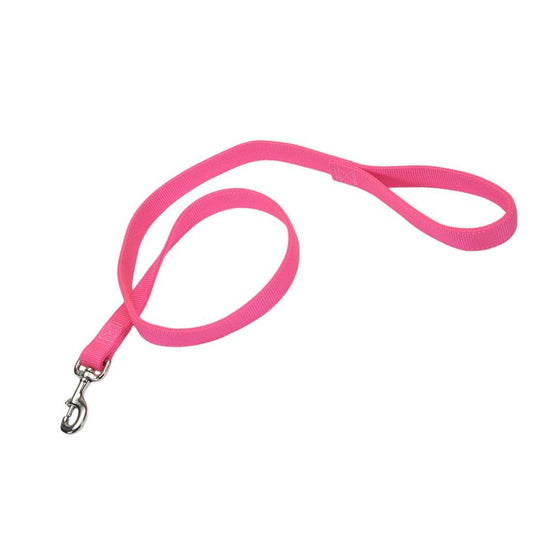 Coastal 1" Double-Ply Leash Pink x6'