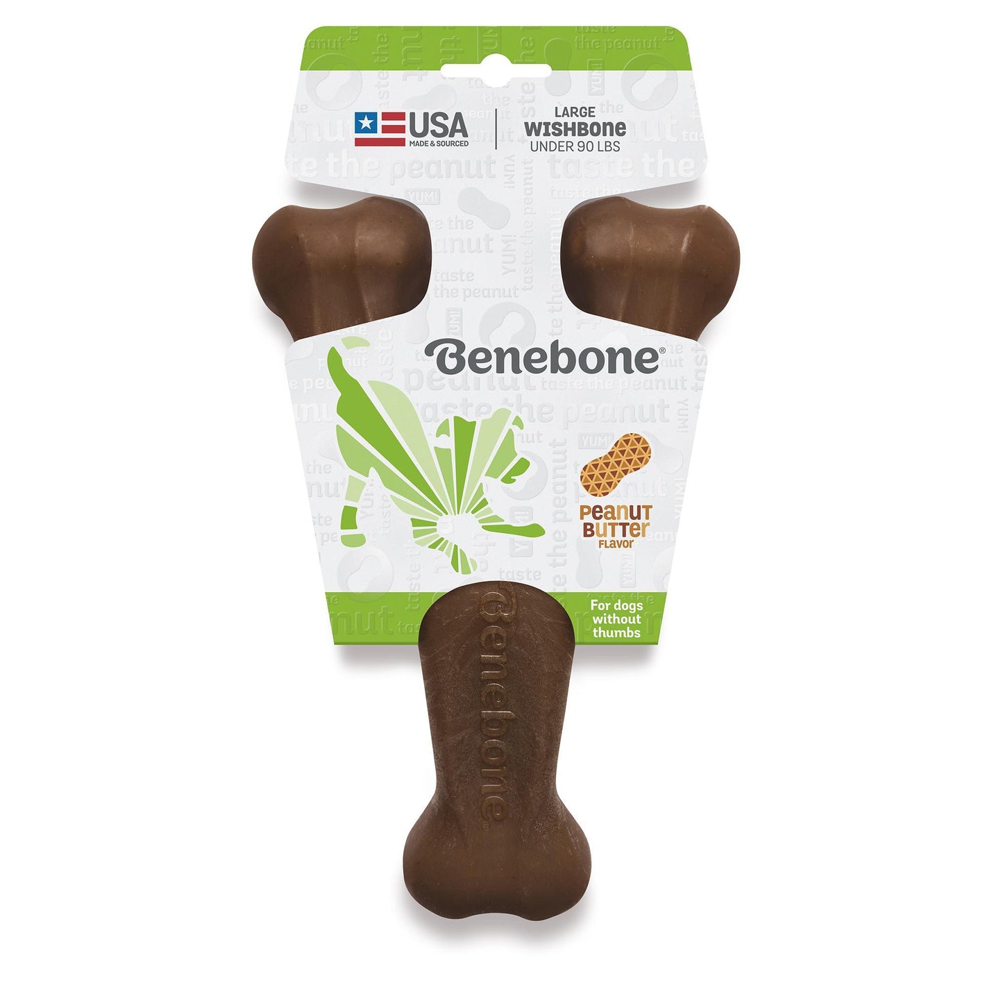 Benebone Wishbone Peanut LG 9.6oz