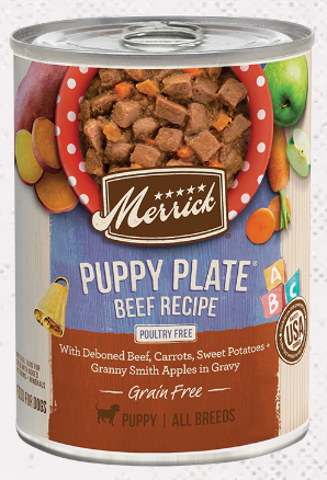 Merrick Puppy Plate Beef 12.7z