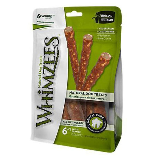 Whimzees Veggie Sausage LG 7pk