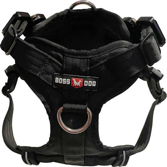 Boss Dog Tactical Harness Black MD