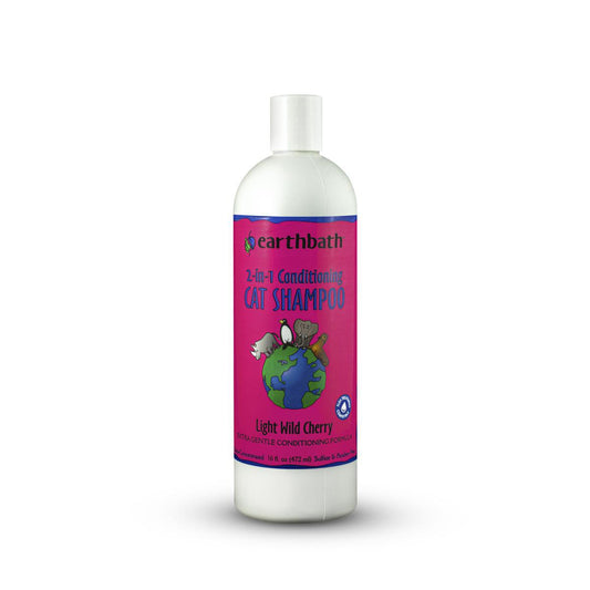 Earthbath 2-In-1 Conditioning Cat Shampoo 16z