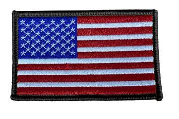 Boss Dog Velcro Patch - USA Flag LG