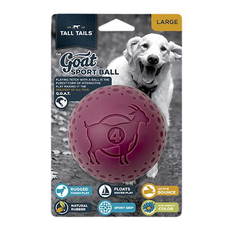 Tall Tails GOAT ball Purple 4"