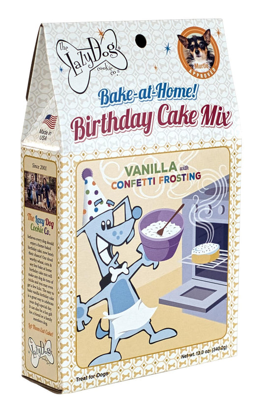 Lazy Dog Birthday Cake Mix Yellow 12z