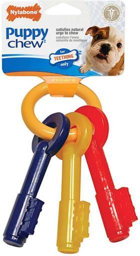 Nylabone Teething Keys Bacon Petite