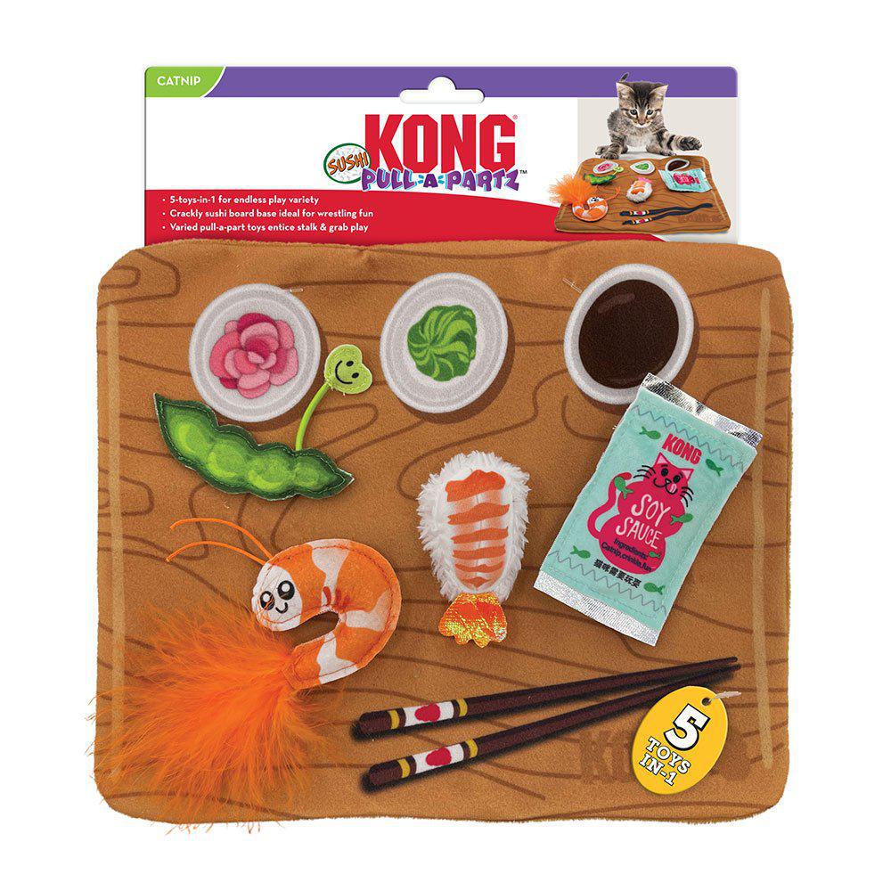 Kong Pull-A-Partz Sushi Catnip