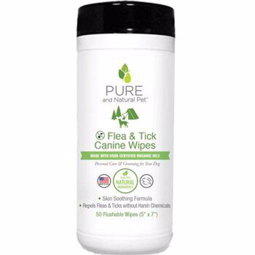 PURE Flea & Tick Wipes 50ct