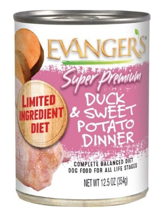 Evangers Duck & Sweet Potato 12.8oz