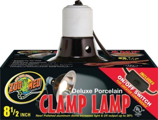 Zoo Med Deluxe Porcelain Clamp Lamp 8.5"