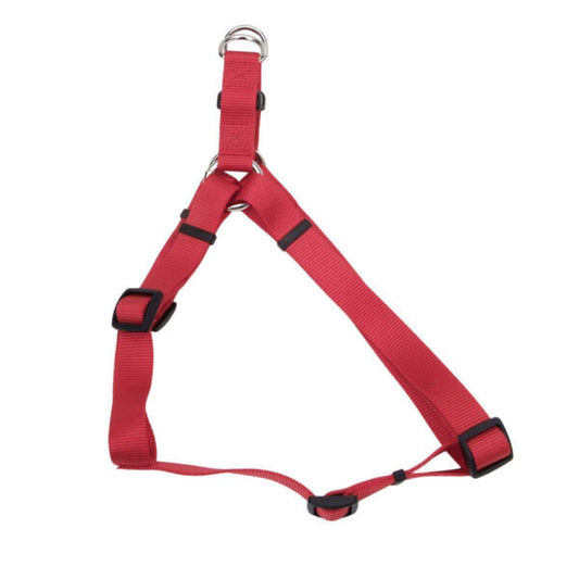 Coastal 1" Adj. Harness Red 26"-38"