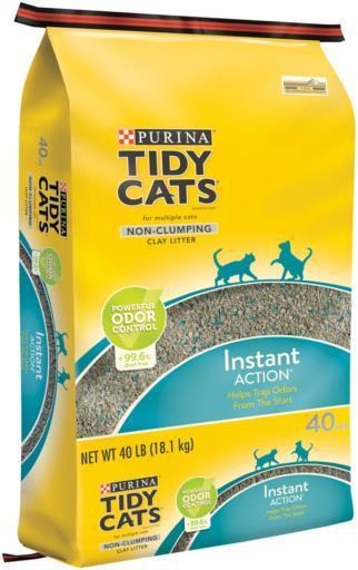 Tidy Cats Instant Action Litter 40# Bag