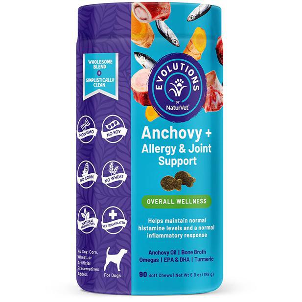 Evolutions Anchovy + Allergy & Joint Chew 90ct