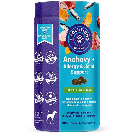 Evolutions Anchovy + Allergy & Joint Chew 90ct