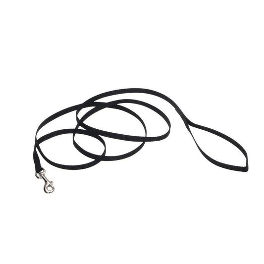 Coastal 5/8" Nylon leash Black x6'