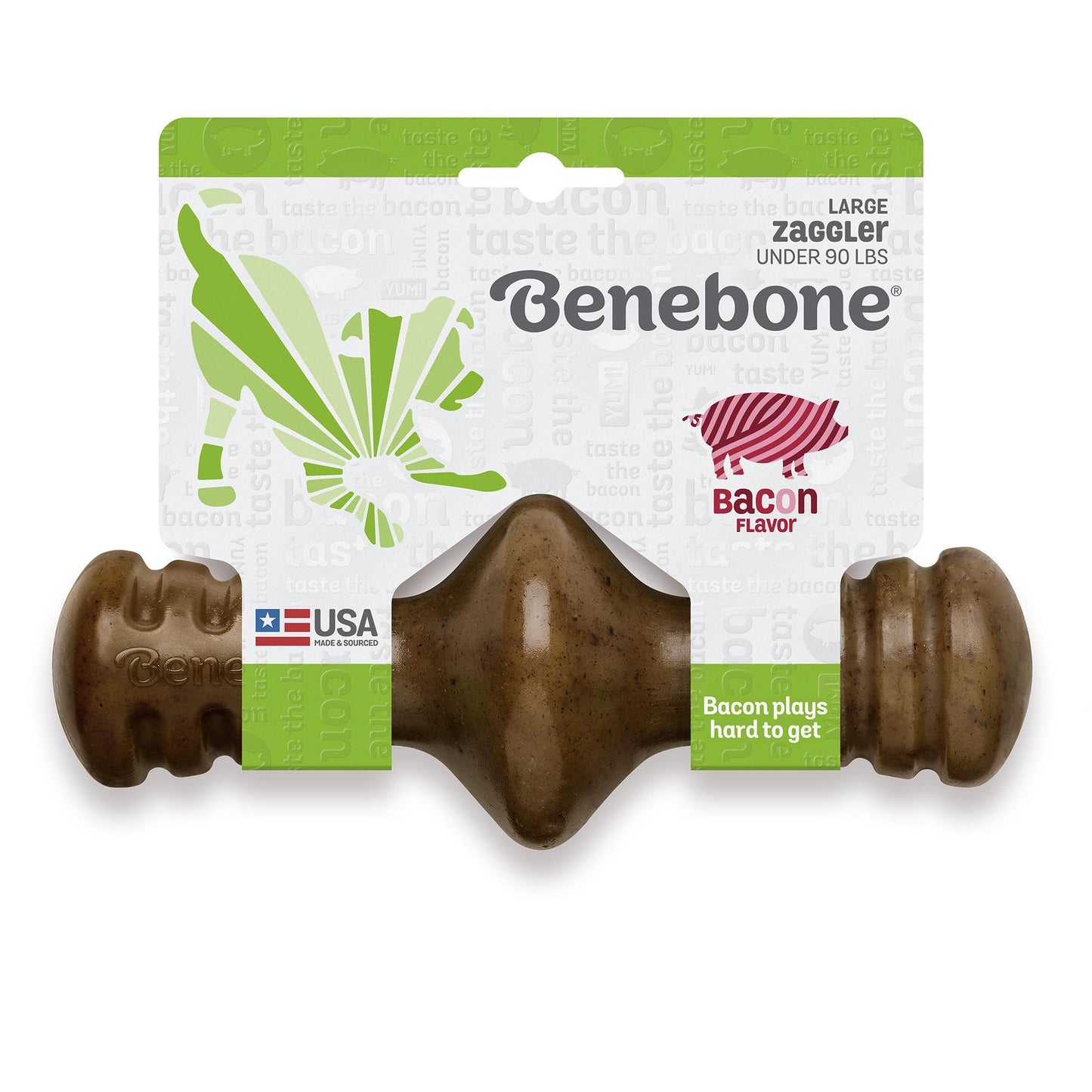 Benebone Zaggler Bacon LG