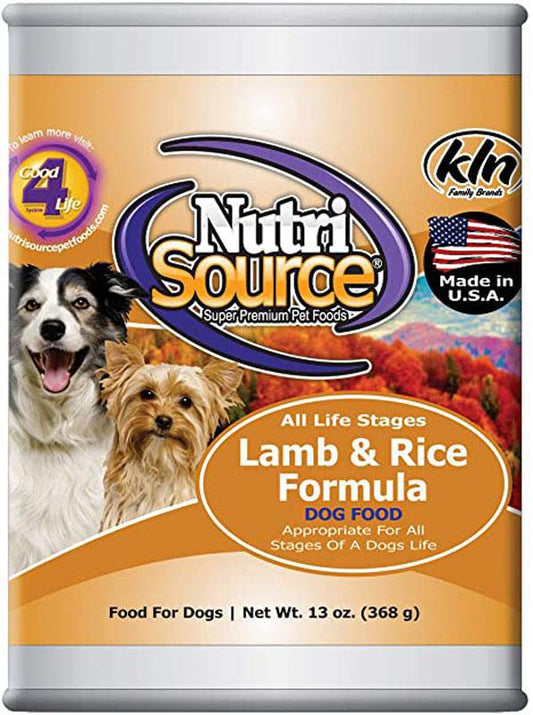 Nutri Source Lamb & Rice 13z