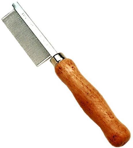 Safari Flea Comb Wood Handle