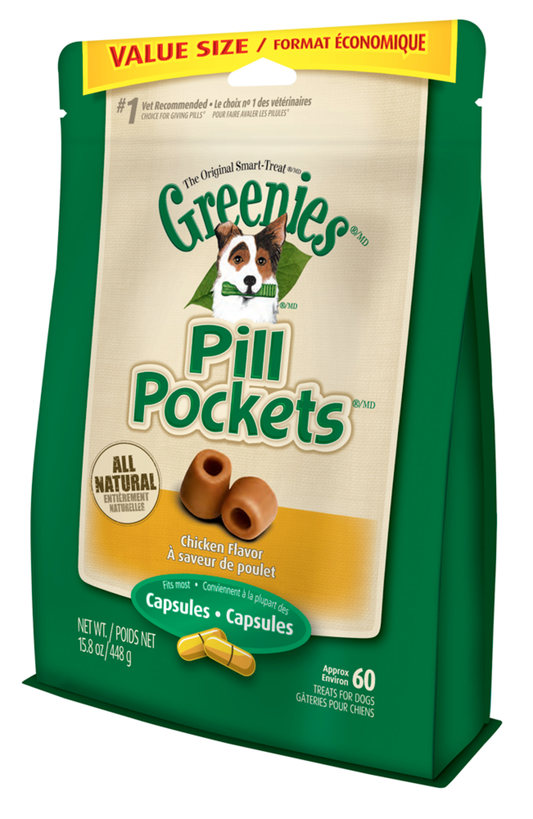 Greenies Chicken Capsule Pockets 60ct