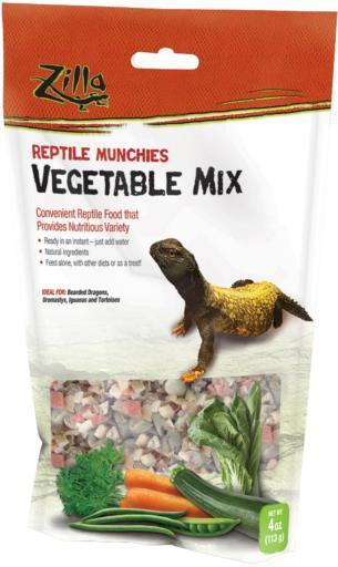 Zilla Reptile Munchies Vegetable Mix 4oz