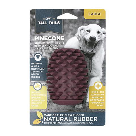 Tall Tails Rubber Pinecone 4"