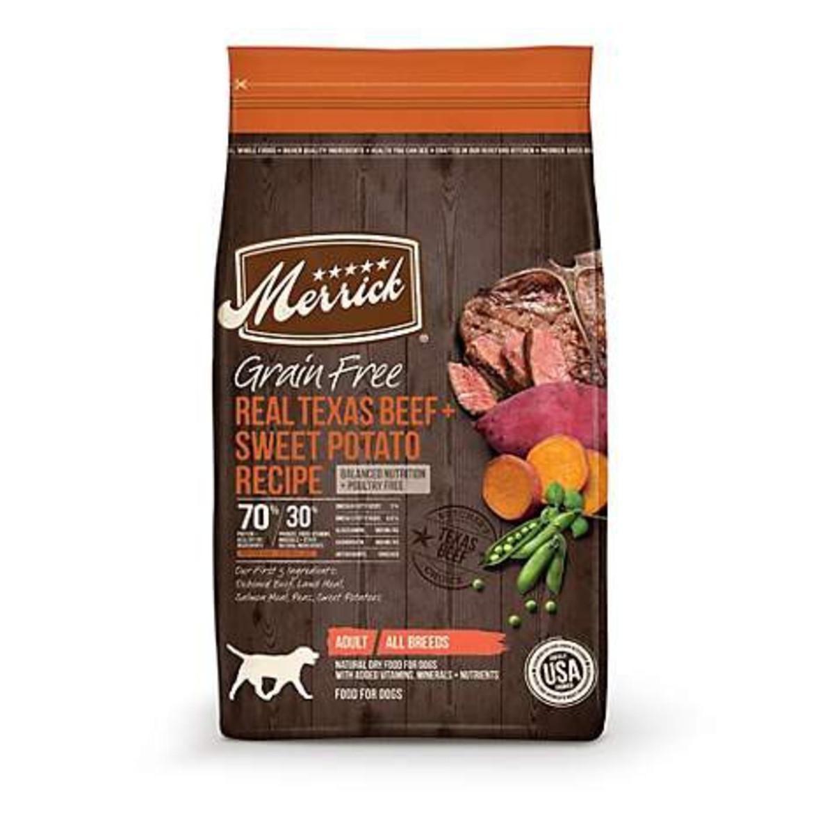 Merrick GF Beef & Sweet Potato 22#