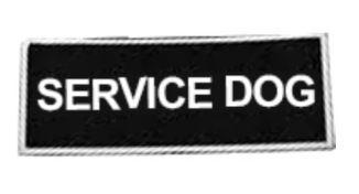 Boss Dog Velcro Patch - Service Dog LG