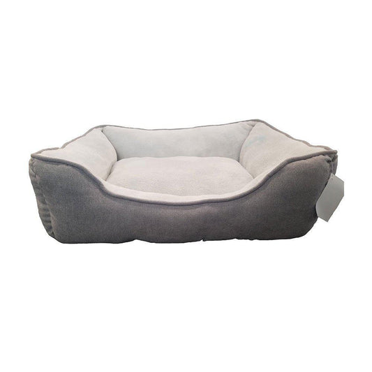 Petcrest Cuddler Bed Gray 25"x21"