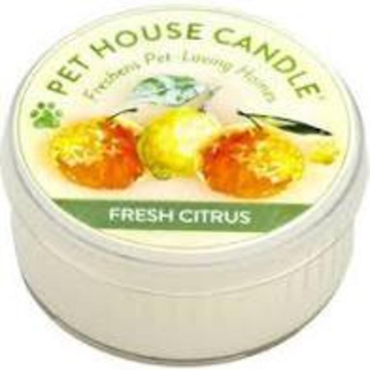 Pet House Fresh Citrus Mini Candle
